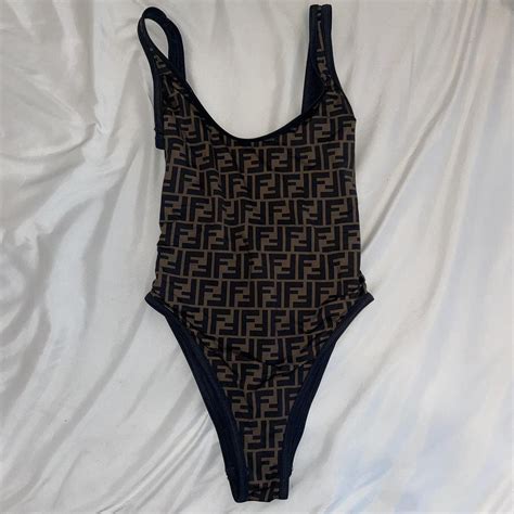 fendirama monogram swimsuit